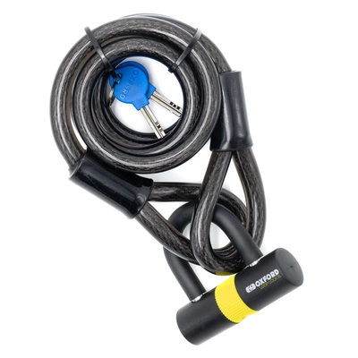 Θωρακισμένο καλώδιο 2m x 15mm Lock Mini Shackle Oxford Barrier Ebike Ηλεκτρικό σκούτερ