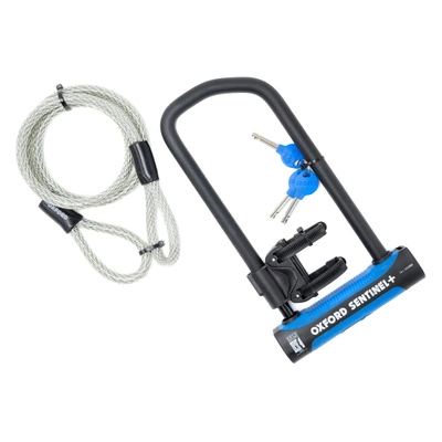 U Lock Oxford Sentinel Pro Duo 320MM X 177MM D Lock Secure Ebike Eηλεκτρικό σκούτερ SIlver Rating θωρακισμένο καλώδιο